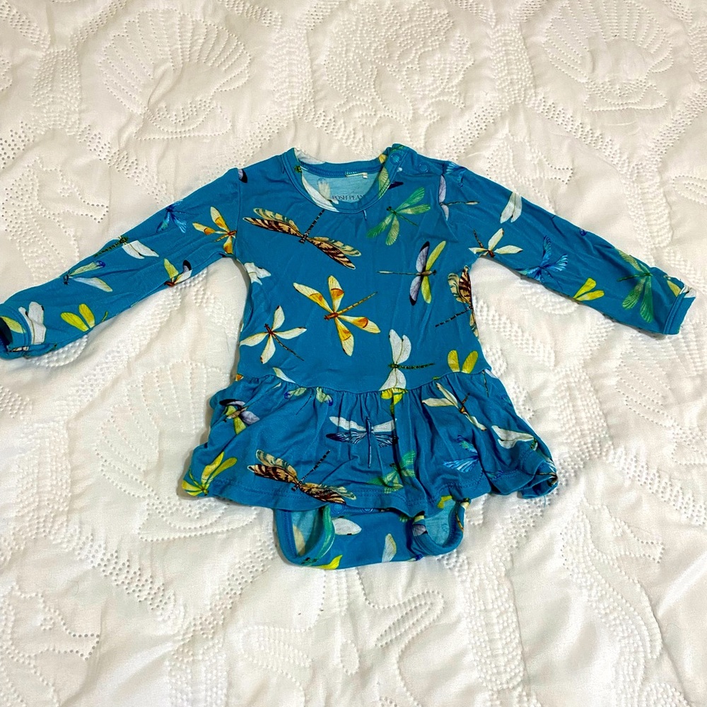 Posh Peanut Cameron Long Sleeve Twirl Bodysuit